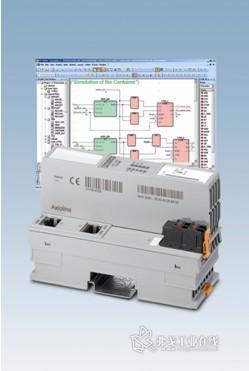 图 1 Axiocontrol控制器仍采用统一的编程软件： PC Worx