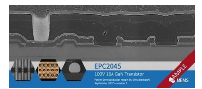 EPC第五代低压（100V）GaN晶体管，图片引自《EPC增强型GaN-on-Silicon功率晶体管：EPC2045》