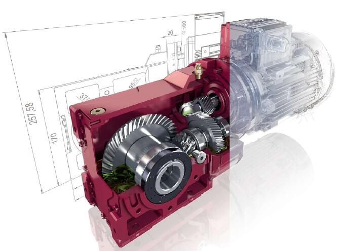 Yilmaz公司生产的KO驱动系列变速箱，相比传统的蜗轮传动装置能提供更高的工作效率