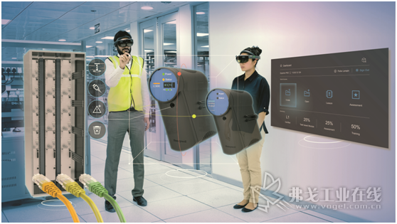 无论是跨越企业生产地点的合作还是面向实践的培训：虚拟空间的VR/AR应用为员工开启了全新的可能性