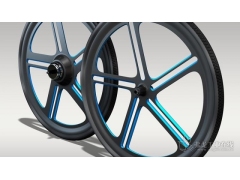 采用专利技术3D打印的碳纤维自行车轮辋